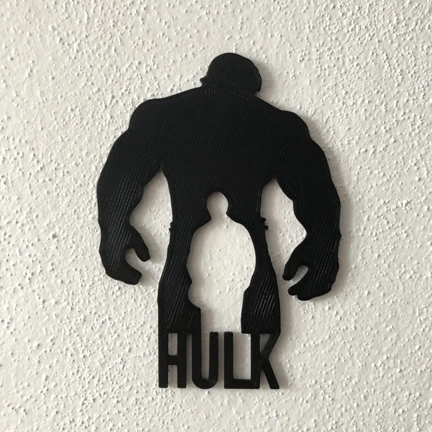 Mô hình treo tường Hulk Wall Art trang trí phòng cho fan Marvel - Image 1