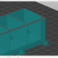 Hộp chia Gridfinity có cửa sổ không cần băng keo (đặt kính giữa chừng khi in) - Thumbnail 3