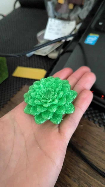 Mô hình 3D sen đá trang trí đa năng - Tự chế đèn decor độc đáo - Image 1