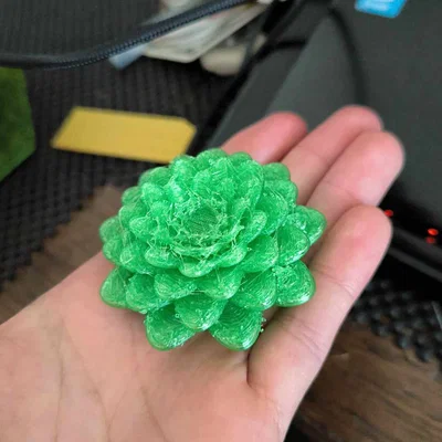 Mô hình 3D sen đá trang trí đa năng - Tự chế đèn decor độc đáo