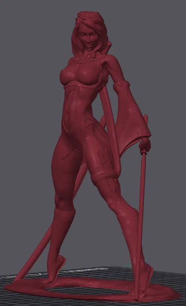 Nữ Chiến Binh Kiếm (Female Sword Warrior) - Image 2