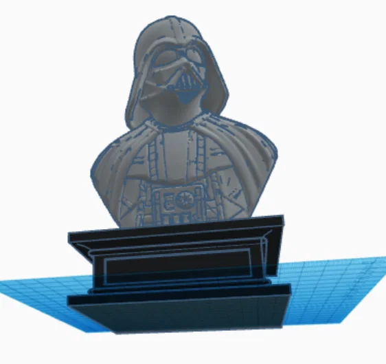 Mô hình tượng bán thân Darth Vader kèm bệ đỡ trang trí ấn tượng - Image 2