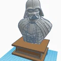 Mô hình tượng bán thân Darth Vader kèm bệ đỡ trang trí ấn tượng - Thumbnail 4