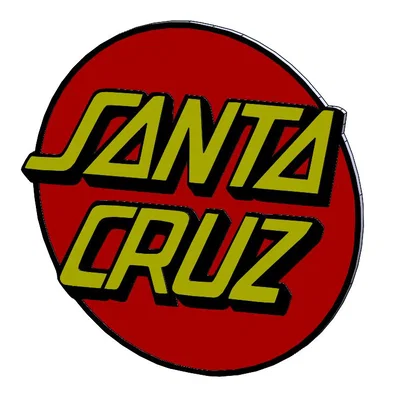 Mô hình trang trí tường logo Santa Cruz cực chất cho dân trượt ván