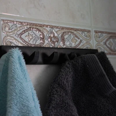 Móc treo khăn dạng thanh (Towel hook rack)