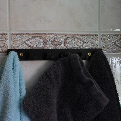 Móc treo khăn dạng thanh (Towel hook rack)