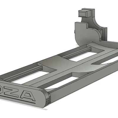 MOZA R9 (v1) - Nút nguồn bật từ phía trước (front extend)