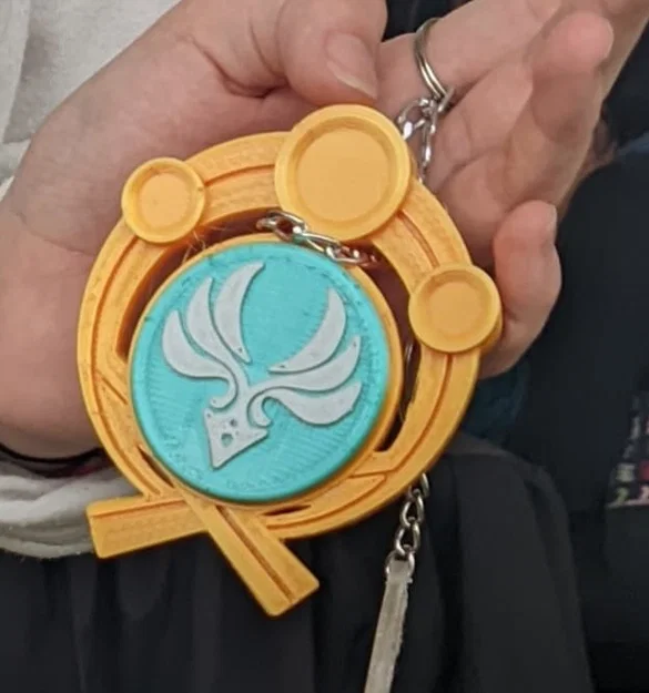 Mô hình Genshin Impact Anemo Vision 3D - Phụ kiện cực chất cho fan - Image 1