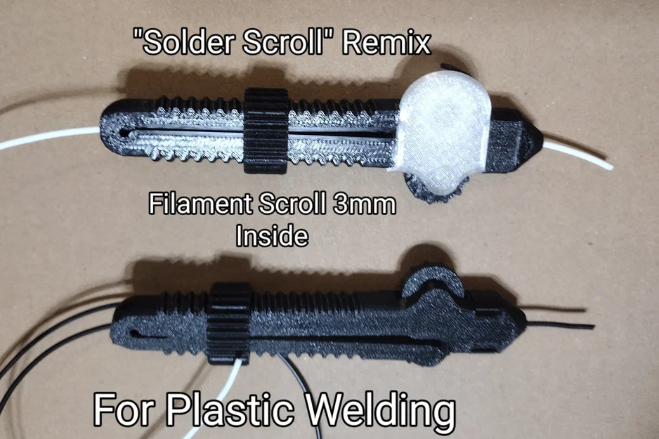 Dụng cụ hỗ trợ hàn nối sợi nhựa Filament Scroll tiện lợi - Image 1