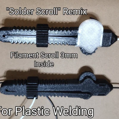 Dụng cụ hỗ trợ hàn nối sợi nhựa Filament Scroll tiện lợi