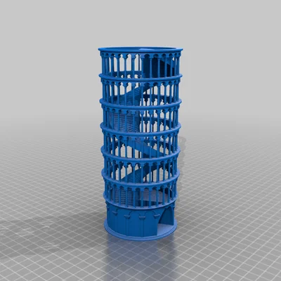 Tháp đổ Pisa (Pisa Dice Tower) - Phụ kiện tung xúc xắc 3D cực chất