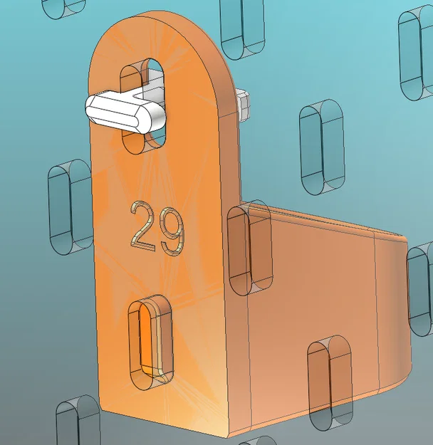 Holder chai Skadis (T-Clip system) nhiều kích thước (Manny) - Image 2