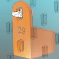 Holder chai Skadis (T-Clip system) nhiều kích thước (Manny) - Thumbnail 2