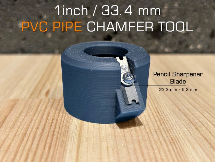 Dụng cụ vát mép ống PVC 45° 1"/32mm (Pipe chamfer tool) - Image 1