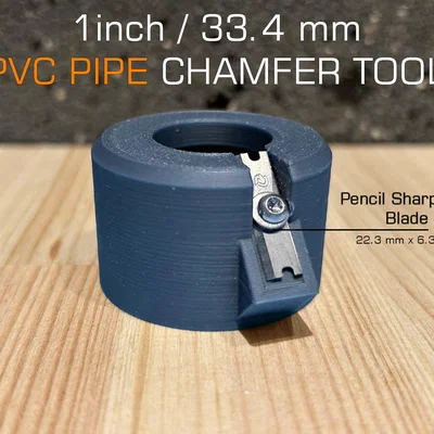 Dụng cụ vát mép ống PVC 45° 1"/32mm (Pipe chamfer tool)