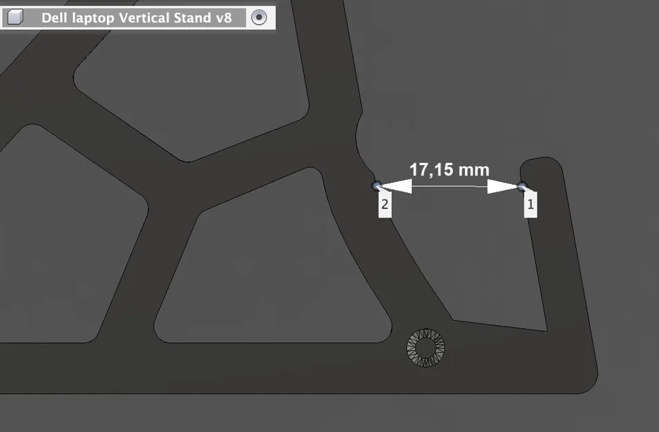 Giá đỡ laptop đứng Dell Precision 3561 / 3520 (Vertical Laptop Stand) - Image 3