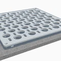 Bảng treo đồ IKEA SKÅDIS phiên bản Lightweight siêu nhẹ tiết kiệm nhựa - Thumbnail 1