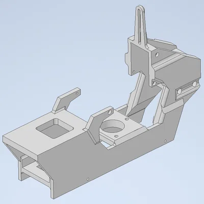 File in 3D khung thân máy bay Goosky S2 (Airframe) chất lượng cao