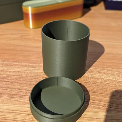 Hộp Đựng Hình Trụ (Cylinder bOx) In 3D Đa Năng