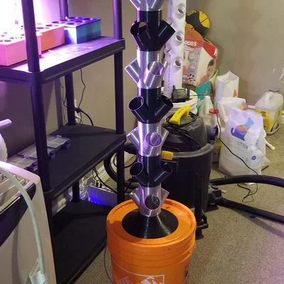 Tháp Thủy Canh (Hydroponic Tower)
