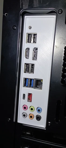 Tấm chắn I/O Shield in 3D cho mainboard MSI B550-A Pro - Image 2