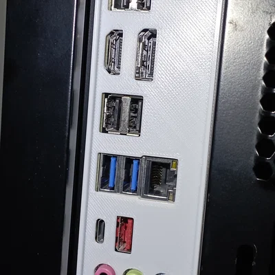Tấm chắn I/O Shield in 3D cho mainboard MSI B550-A Pro