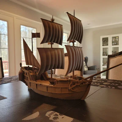 Thuyền Buồm Galleon cho Tabletop Gaming