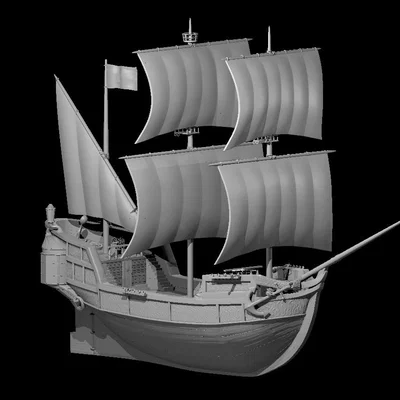 Thuyền Buồm Galleon cho Tabletop Gaming