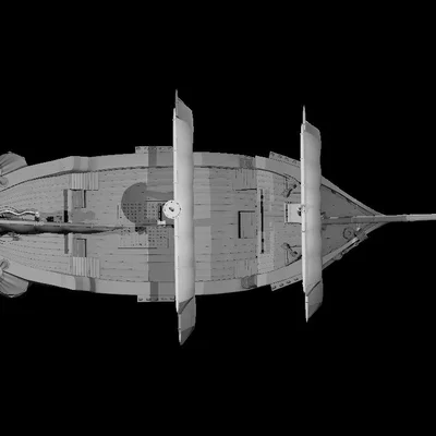 Thuyền Buồm Galleon cho Tabletop Gaming