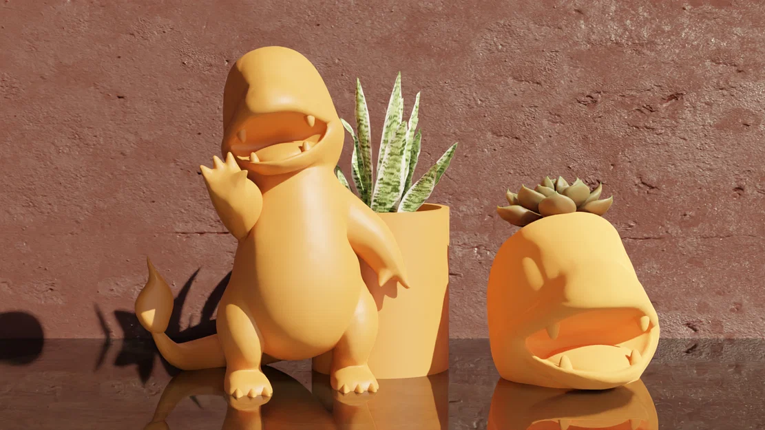 Charmander - Chậu Trồng Cây Pokemon - Image 1