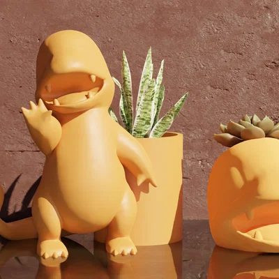 Charmander - Chậu Trồng Cây Pokemon