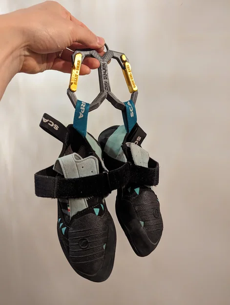 Móc Double Carabiner Cho Giày Rockclimbing - Image 1