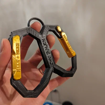 Móc Double Carabiner Cho Giày Rockclimbing