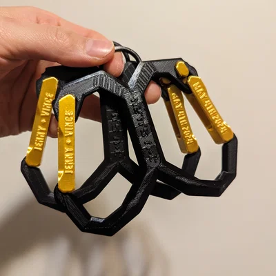 Móc Double Carabiner Cho Giày Rockclimbing