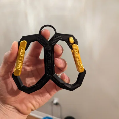 Móc Double Carabiner Cho Giày Rockclimbing