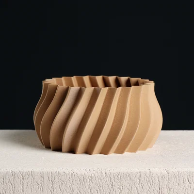 Chậu cây cong dạng bầu (Vase Mode)