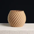 Chậu cây hình cầu xoáy (Swirl Sphere) – Vase Mode & Shelled - Thumbnail 1
