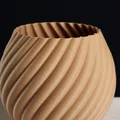 Chậu cây hình cầu xoáy (Swirl Sphere) – Vase Mode & Shelled - Thumbnail 2