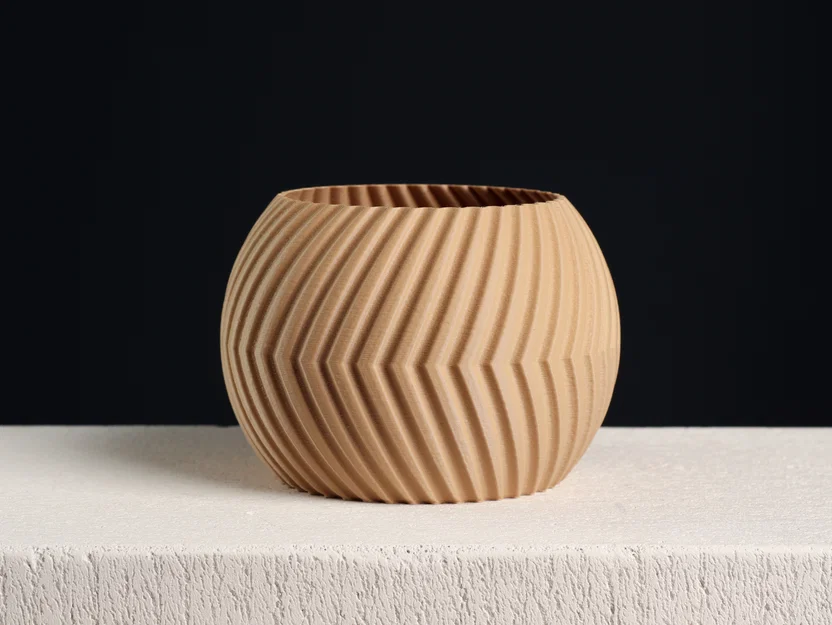 Chậu Cây Hình Cầu Tách Phần - (Vase Mode) - Image 1