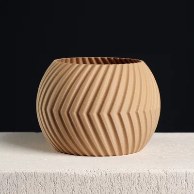 Chậu Cây Hình Cầu Tách Phần - (Vase Mode)