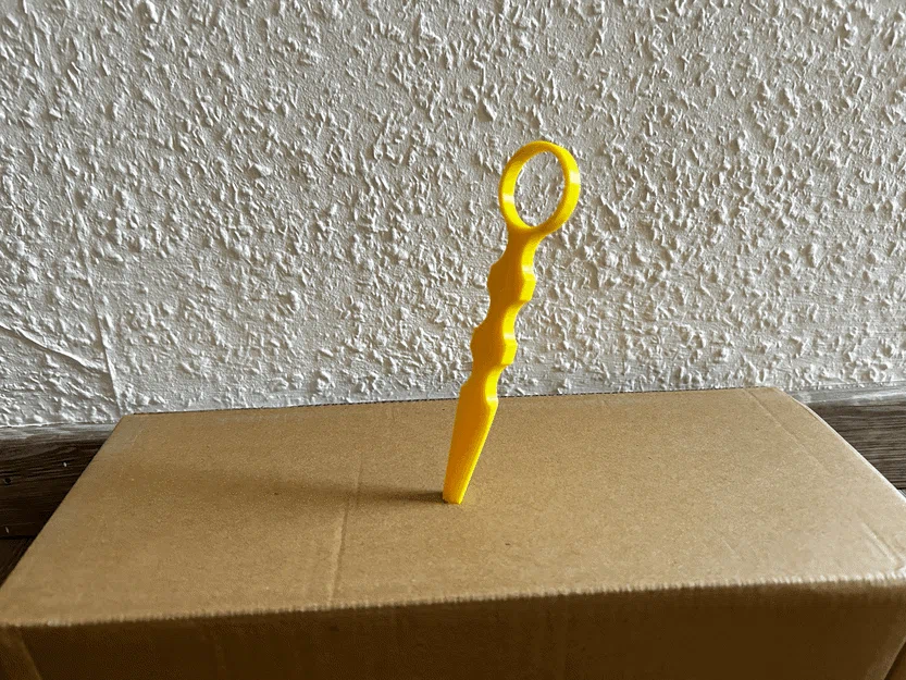 Mô hình Push Dagger in 3D: Dụng cụ tự vệ cầm tay nhỏ gọn - Image 1