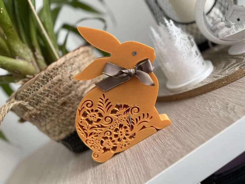 Mô hình chú thỏ Phục Sinh (Easter Bunny) trang trí siêu đáng yêu - Image 1