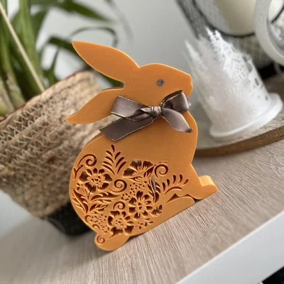 Mô hình chú thỏ Phục Sinh (Easter Bunny) trang trí siêu đáng yêu
