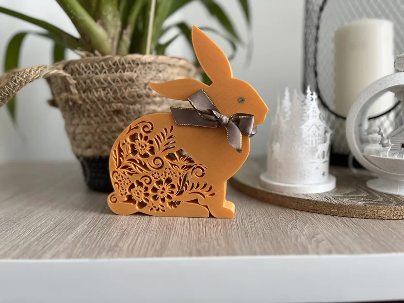 Mô hình chú thỏ Phục Sinh (Easter Bunny) trang trí siêu đáng yêu - Image 4
