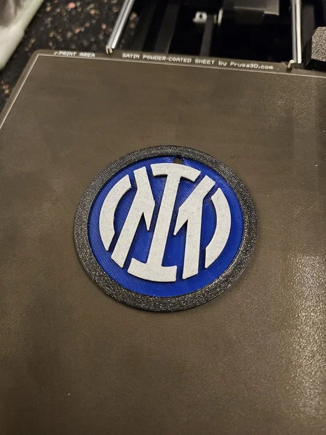 Móc khóa logo F.C. Internazionale Milano (Inter Milan) in 3D - Image 2