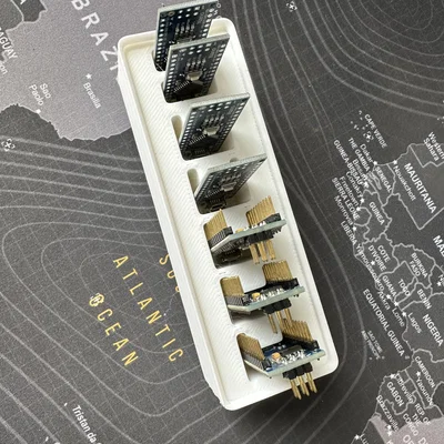 Khay lưu trữ Arduino Nano chuẩn Gridfinity gọn gàng chuyên nghiệp