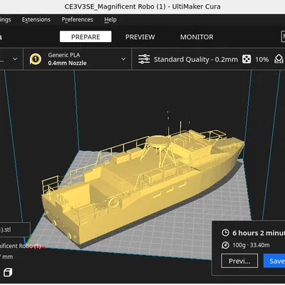 Mô hình tàu chỉ huy Hải quân RC - Dự án 3D đầy thú vị