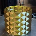 Chậu Cây Vintage Họa Tiết Kim Tự Tháp – Vase Mode Planter - Thumbnail 2