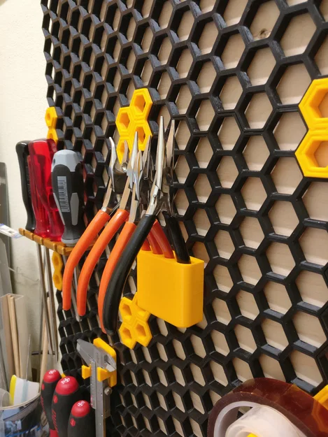 Giá treo kìm nhỏ (HSW Holder) cho bảng đục lỗ Honeycomb - Image 3