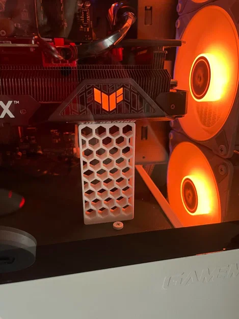 Giá đỡ GPU 80mm thiết kế tổ ong chống xệ card đồ họa - Image 1